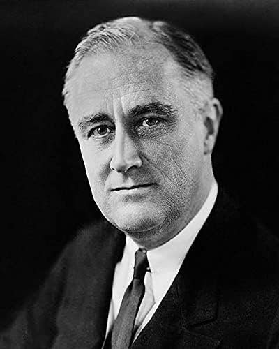 Franklin Delano Roosevelt elnök 1933 11x14 Ezüst-Halogenid-Fotó Nyomtatás