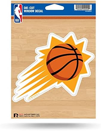 Rico Iparágak NBA Kosárlabda-Phoenix Suns 5 x 7 Vinyl kivágott Matrica - Autó/Teherautó/lakáskiegészítő