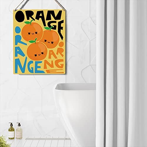 Vicces, Színes Narancssárga Tábla Dekoráció Narancs Fa Alá Emléktábla Falon Lógó Gyümölcs Plakát Grafika, Modern Otthon Konyha