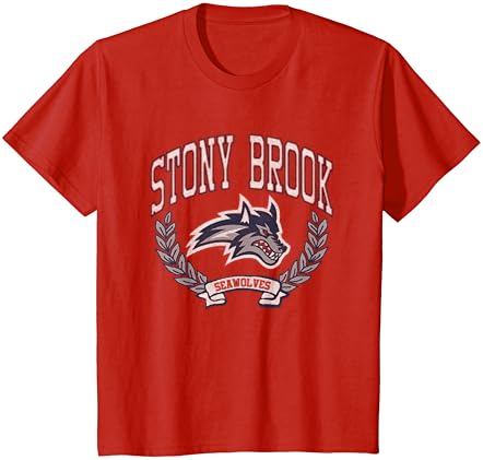 Stony Brook Seawolves Győzelem Vintage Piros Póló