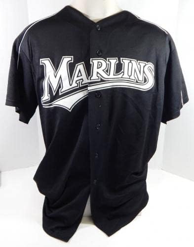 2003-06 Florida Marlins Rodriguez 36 Játékban Használt Fekete Jersey BP ST XL 382 - Játék Használt MLB Mezek