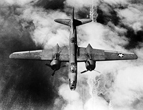 1943-ban Douglas A-20 (Pusztítás) Fény Bombázó Vintage Fotó 8,5 x 11 - Reprint