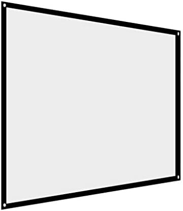 Vetítés 60-100 Colos Hordozható Összecsukható Nem Ránc Fehér Projektor Függöny Kivetítő Képernyő 4:3 (Méret : 84inch)