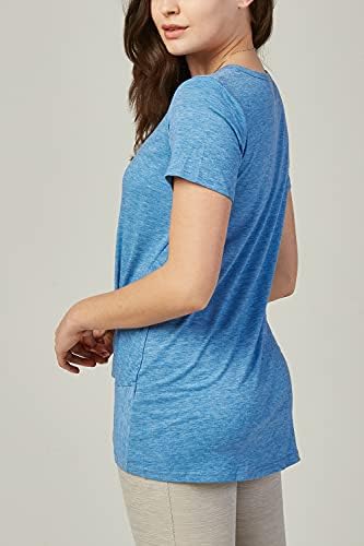 DEVOPS Női 2 Csomag Sztreccs Pamut, Modális Klasszikus-Fit Rövid Ujjú Sleeve T-Shirt