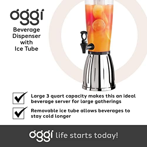 OGGI Ital Adagoló - Ital Adagoló Csapot & Ice Csövet Használja, mint az Alkohol Adagoló, Víz Adagoló, Limonádé Adagoló &