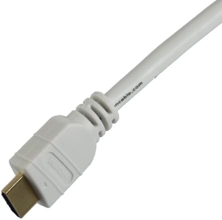 Tartan Kábel 7 Láb Fehér High Speed HDMI Kábel Ethernet, 28 AWG, Márka