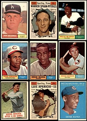1961 Topps Baseball Teljes Készlet (Baseball Szett) VG+