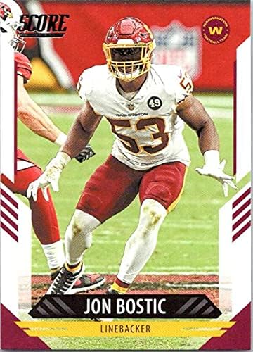 2021 Pontszám 86 Jon Bostic Washington Labdarúgó-válogatott NFL Labdarúgó-Trading Card