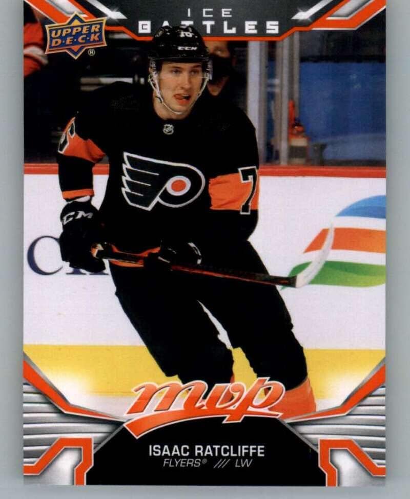 2022-23 Felső szint MVP Jég Csaták 223 Isaac Ratcliffe RC Kezdő Philadelphia Flyers NHL Jégkorong Trading Card