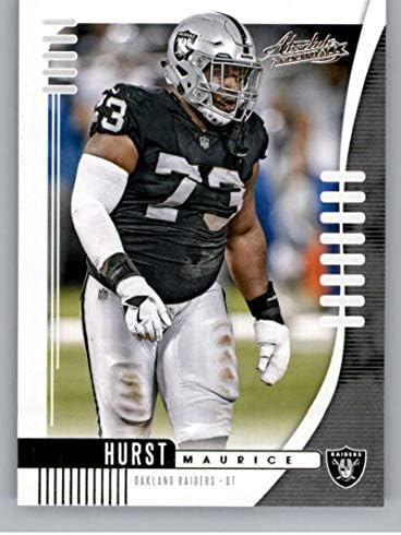 2019 Abszolút 50 Maurice Hurst Oakland Raiders NFL Labdarúgó-Trading Card