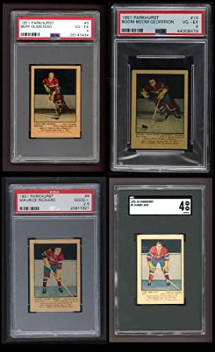 1951-52 Parkhurst Montreal Canadiens Csapat készen áll Montreal Canadiens (Set) VG/EX Canadiens