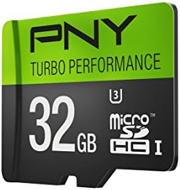 PNY U3-as Turbo Teljesítmény 32GB Nagy Sebességű MicroSDHC Class 10 UHS-I, akár 90MB/sec Flash Kártya (P-SDU32GU390G-GE)