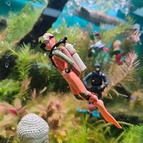 Tofficu Mini Mini Kád Fürdőkád 3 Db Búvár Figura akváriumban Úszó Búvár Dísz Mini a Víz alatt Úsznak akcióhős Haza Akvárium