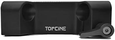 Topcine Kamera alaplap Dual 15 mm-es Rúd Vasúti Bilincs Alkalmas Mindenféle Fényképezőgép Ketrecbe, DSLR Váll Rig Támogató