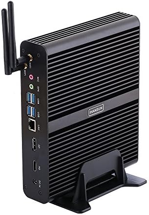 HUNSN 4K ventilátor nélküli Mini PC, Asztali Számítógép, Szerver, Intel I7 8550U / 8565U / 8559U / 8569U / 8650U, a Windows