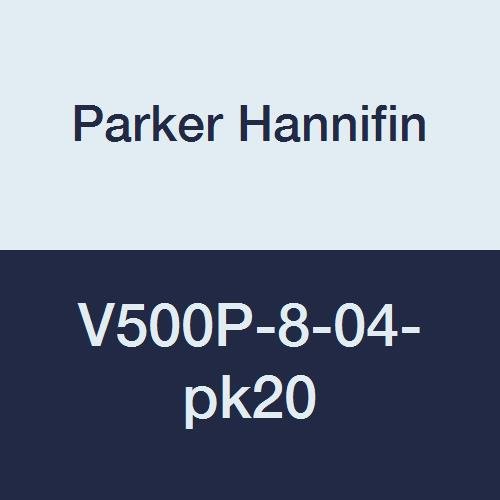 Parker Hannifin V500P-8-04-pk20 Alacsony Nyomás golyóscsap, PTFE-Tömítés, Tee Kezelni, 600 psi, 1/2 Női Szál x 1/2 Női Szál,
