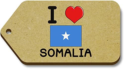 Azeeda 10 x 'Szeretem Szomália 66mm x 34mm Ajándék Kategória (TG00109802)