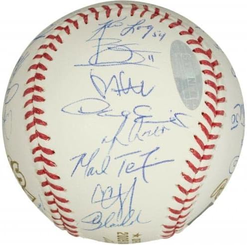 2009-ben a New York Yankees Csapatát Aláírt World Series Baseball Derek Jeter PSA DNS-COA - Dedikált Baseball
