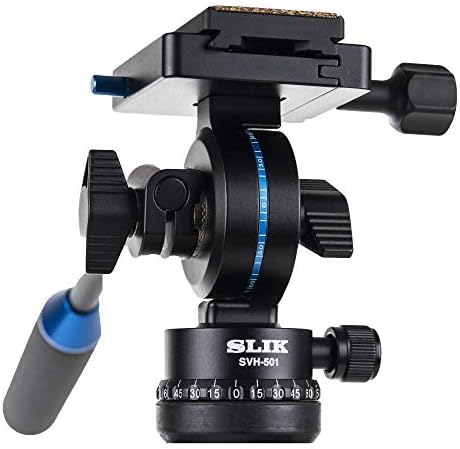 SLIK PRO 634CF-SVH Szénszálas Állvány a SVH-501 Kompakt Folyadék Videó Fejét a tükör nélküli/Sony DSLR Nikon, Canon, Fuji