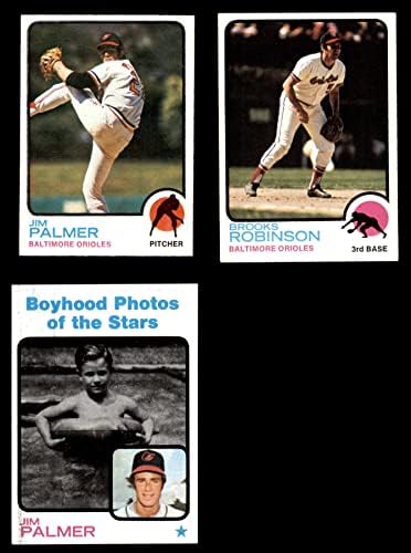 1973 Topps Baltimore Orioles Csapat készen áll Baltimore Orioles (Set) NM Orioles