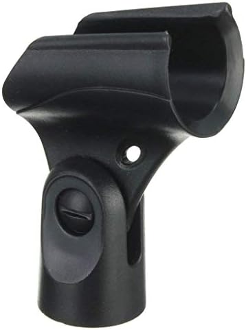 pulabo Clip Mikrofon Mikrofon Állvány, Clamp Klip tartó Kényelmes Összecsukható Mikrofon Tartozékok Fekete 1 Db Imádnivaló