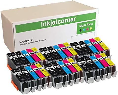 Inkjetcorner Kompatibilis tintapatronok Csere PGI-250XL CLI-251XL OFJ 250 CLI 251 használható MX922 MG5520 MG5522 MG5620