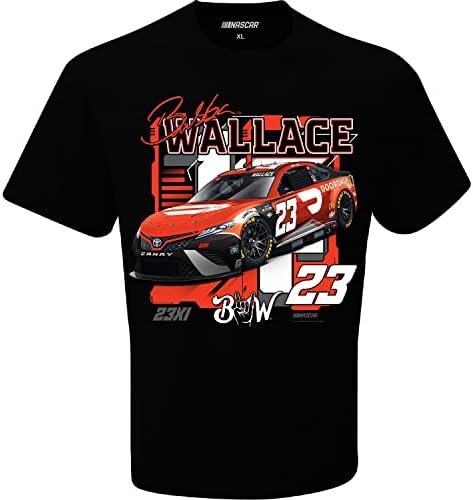 Kockás Zászló Sport Bubba Wallace 2023 Doordash Tervezet T-Shirt Fekete