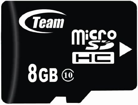 8 gb-os MicroSDHC Class 10 Csapat Nagy Sebesség 20 MB/Mp Memória Kártya. Villámgyors Kártya Samsung Galaxy Pop i559 Pro S