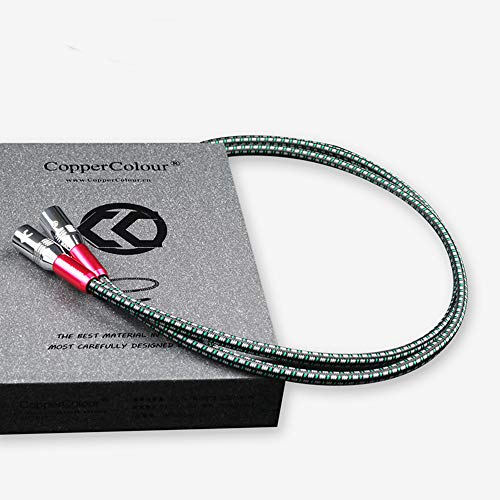 CopperColour Fond CC-III HiFi Audio Interconnect Kábel Kábel XLR Dugók Teflon 0,5 m (1.64 ft)