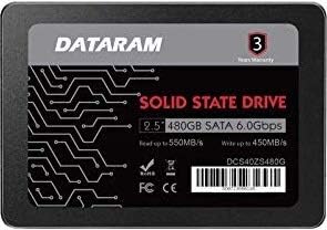 Dataram 480GB 2.5 SSD Meghajtó szilárdtestalapú Meghajtó Kompatibilis az ASROCK B250M PRO4