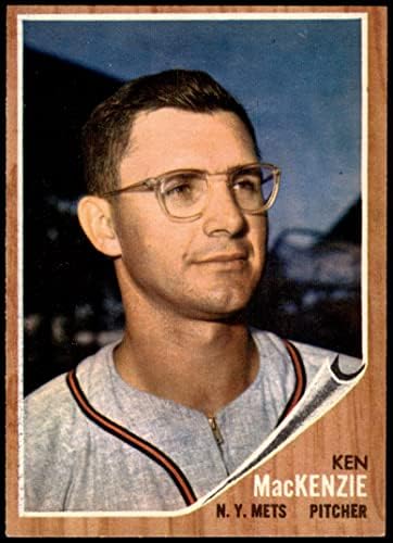 1962 Topps 421 Ken MacKenzie New York Mets (Baseball Kártya) EX Mets