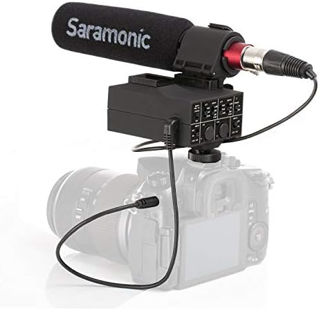 Saramonic MixMic Puska Mikrofon, Integrált 2 Csatornás Audio-XLR Adapter DSLR Kamerák & Videokamera