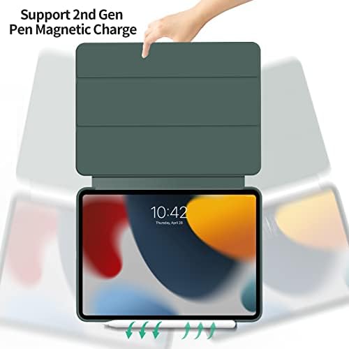 Kenke iPad Pro 11 Inch Esetben 4./3./2./1. Generáció 2022/2021/2020/2018 2 Ceruza Mágneses Kötődés Nélkül tolltartó Puha