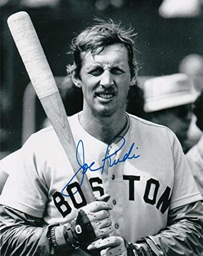 JOE RUDI BOSTON RED SOX AKCIÓ ALÁÍRT 8x10 - Dedikált MLB Fotók