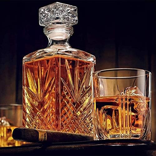 whisky decantador 5-Darab Whiskys Üveget Ajándék Szett, Kristály, Üveg Palack 4 Whiskys Poharak, Bor, Whisky Dekán, Italos