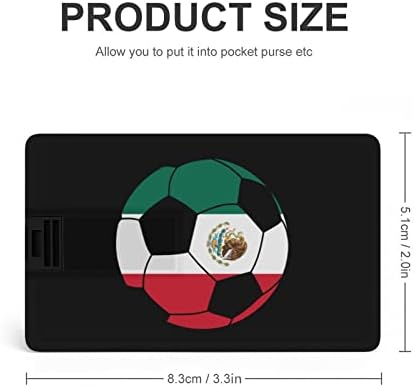 Mexikó Labdarúgó Hitelkártya USB Flash Meghajtók Személyre szabott Memory Stick Kulcs, Céges Ajándék, Promóciós Ajándékot