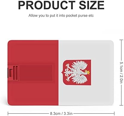 Zászló Lengyelország Sas Hitelkártya USB Flash Meghajtók Személyre szabott Memory Stick Kulcs, Céges Ajándék, Promóciós Ajándékot