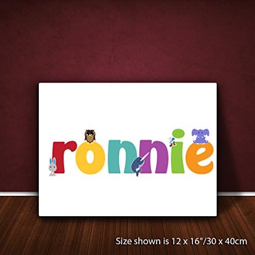 Jó érzés Művészeti Galéria Csomagolva Óvoda Box Vászon (Ronnie, Közepes, 30 x 40 x 4 cm)