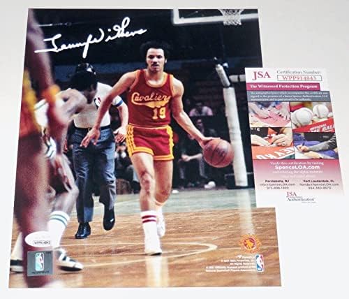 Lenny Wilkens Dedikált 8x10-es Színes Fénykép (cleveland Cavaliers) - Szövetség Coa! - Dedikált NBA-Fotók