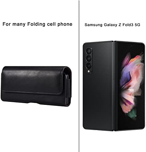 telefon klip tok Samsung Galaxy Z Fold 3,2,1,Z Fold3 5G/F9260/ F9160/F9000/W22./W20/W2022/W21. 5G Férfi Oldaltáska Telefon
