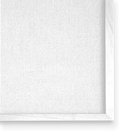Stupell Iparágak Macska Kanapé Pihentető Vörös Fonal Labdát, Háziállat Portré Fehér Keretes Wall Art, 14 x 11, Kék