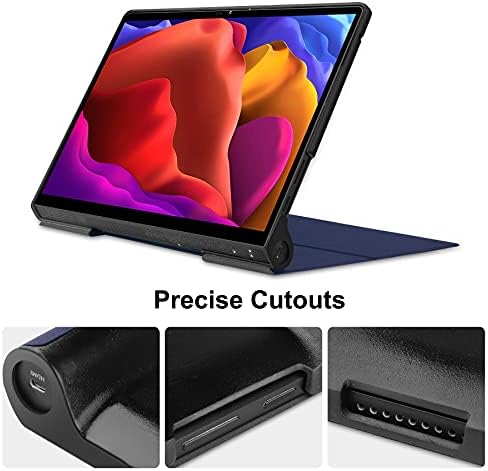 Tablet PC Esetben Kompatibilis a Lenovo Yoga 13 Lap YT-K606F Tabletta Esetben Könnyű Trifold Állni PC Kemény hátlap Védő