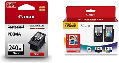 Canon PG-240XXL ChromaLife 100 Fekete Tintapatron (5204B001), valamint a PG-240XL/CL-241XL/PP-201 ChromaLife 100 Tinta/Papír