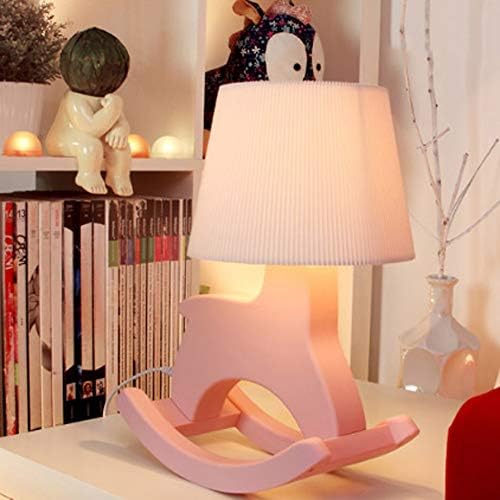 UXZDX Kreatív Rajzfilm Rózsaszín hintaló asztali Lámpa Íróasztali Lámpák Asztali Tanulmány Iroda Lámpa, Tábla Led Lámpa