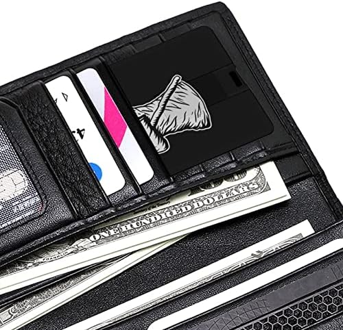 Dabbing Kaszás Koponya Hitelkártya USB Flash Személyre szabott Memory Stick Kulcsot Tároló Meghajtó 64G
