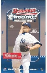 2008 Bowman Chrome Baseball Kártya, Gyári csomagolásban Hobbi Dobozt (tele Újoncok & Kilátások - 1 Autogramot/doboz) (Nézd