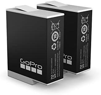 GoPro Kettős Akkumulátor Töltő + 2 Enduro Akkumulátorok & Újratölthető Enduro Akkumulátor 2-Pack (HERO11 Fekete/HERO10 Fekete/HERO9
