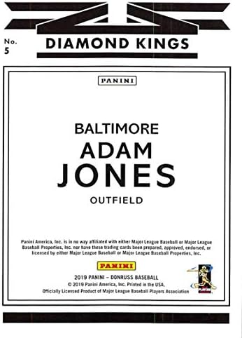 2019 Donruss 5 Adam Jones Baltimore Orioles Gyémánt Királyok Baseball Kártya