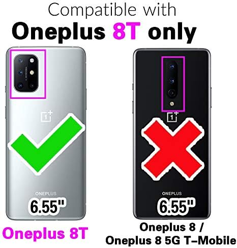 Asuwish Kompatibilis Szuper 8 TONNA OnePlus8T Plusz 9R 5G az Esetben Üveg Képernyő Védő Kártya-tartó Foglalat Márvány Tárca