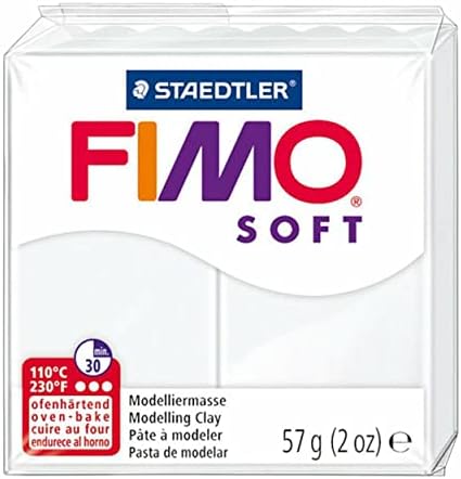 FIMO Soft Polimer Sütő gyurma - 57g - Készlet 4 - Szürke Tónusok